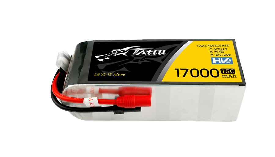 17000mAh軟包無(wú)人機鋰電池高壓版tattu 22.8V