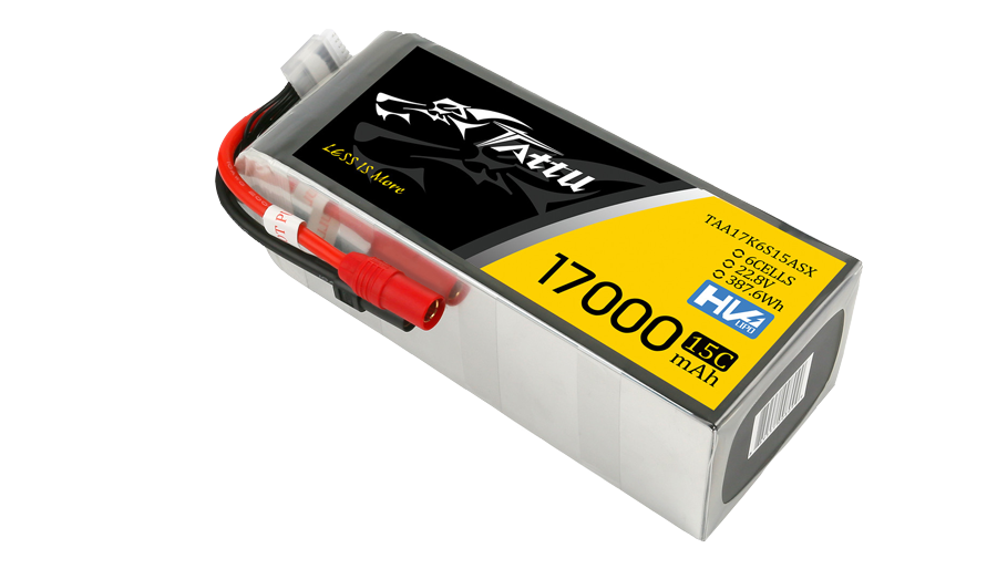 17000mAh軟包無(wú)人機鋰電池高壓版tattu 22.8V