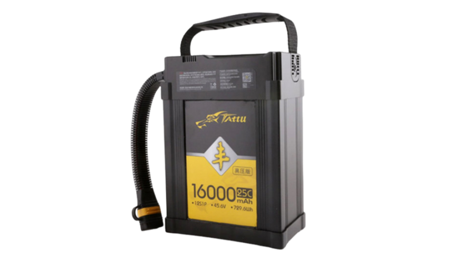 Tattu豐16000mAh 25C 45.6V 12S高壓版智能無(wú)人機電池