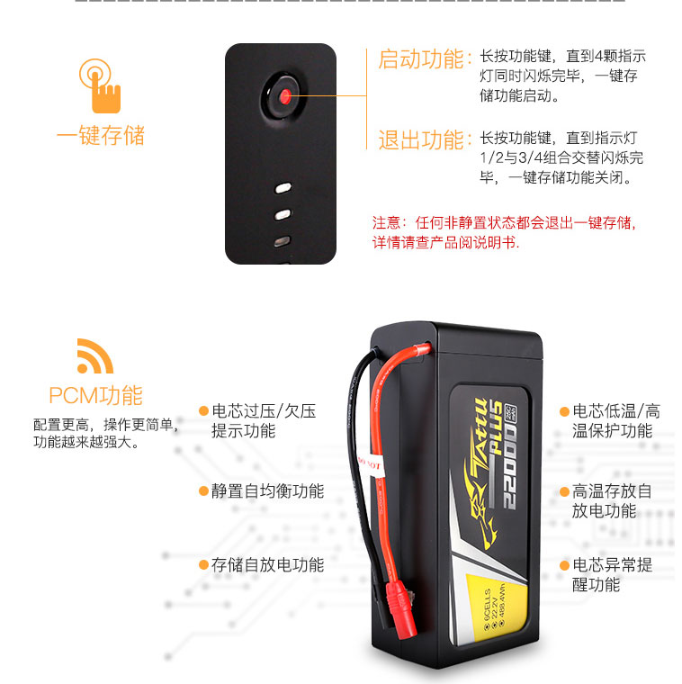 Tattu plus 22000mAh智能無(wú)人機電池操作教程